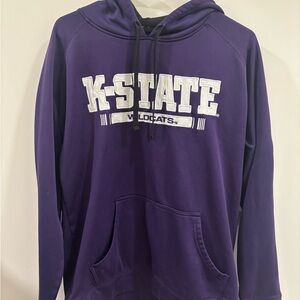 Purple Kansas State University K-State Wildcats Hoodie Size Large
